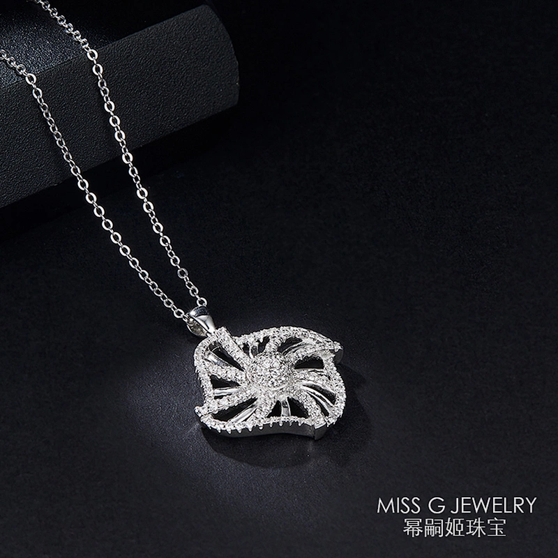 Trendy Pendant S925 Silver Fashion Pendant inlaid with zircon