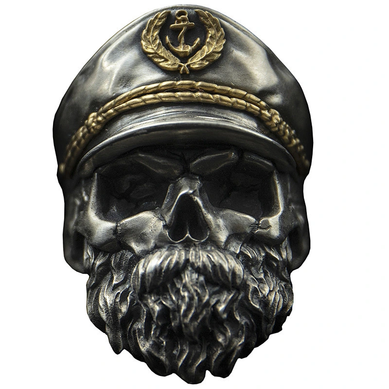 Pirate Captain Ring large jewelry factory,OEM/ODM Jewelry Trade processing customized,Wholesale jewelry manufacturer