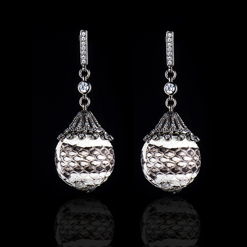 S925 Silver Fashion Individual Zircon Earrings large jewelry factory,OEM/ODM Jewelry Trade processing customized,Wholesale jewelry manufacturer