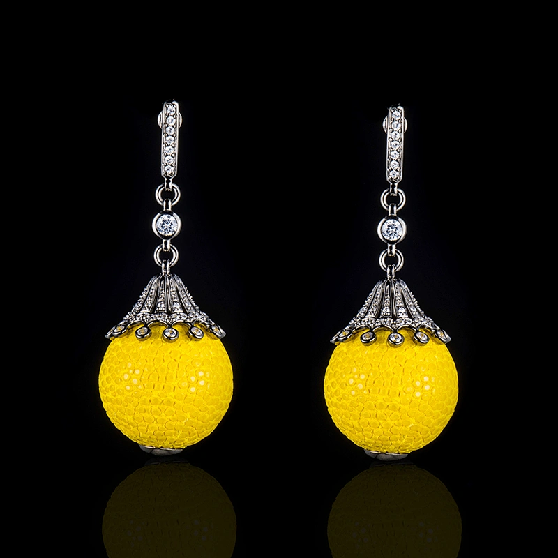 S925 Silver Fashion Individual Zircon Earrings large jewelry factory,OEM/ODM Jewelry Trade processing customized,Wholesale jewelry manufacturer
