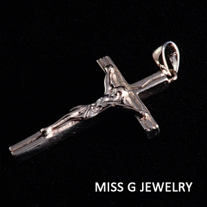Jesus Cross Pendant 925 Silver  Pendant large jewelry factory,OEM/ODM Jewelry Trade processing customized,Wholesale jewelry manufacturer