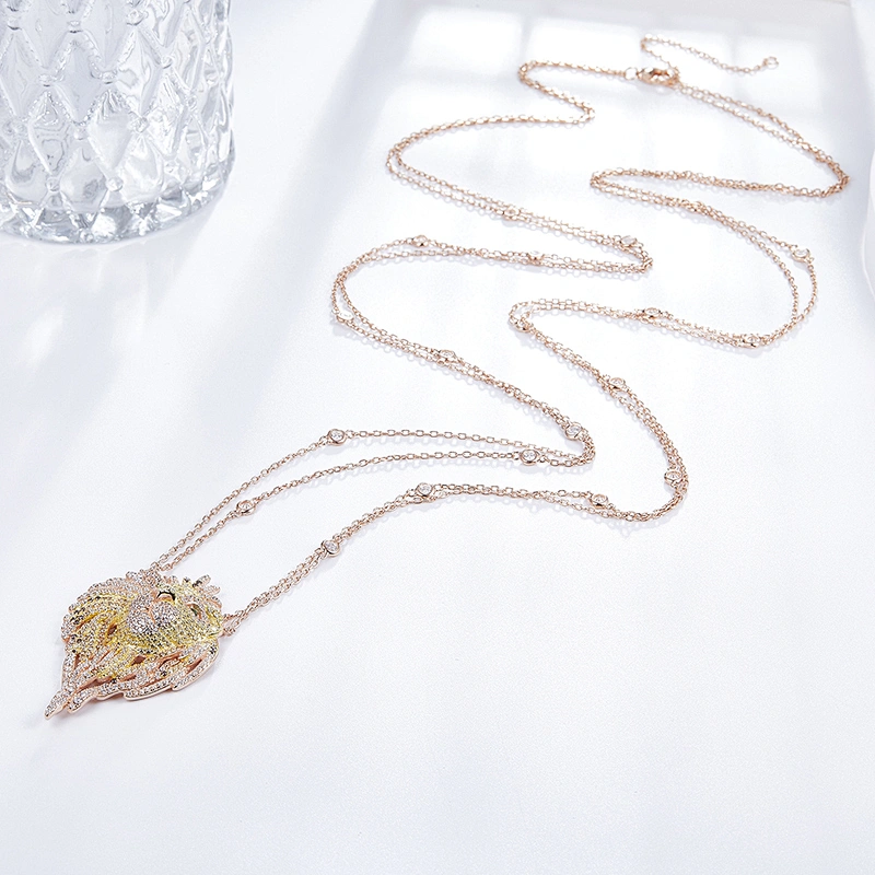 Lion Head Pendant large jewelry factory,OEM/ODM Jewelry Trade processing customized,Wholesale jewelry manufacturer