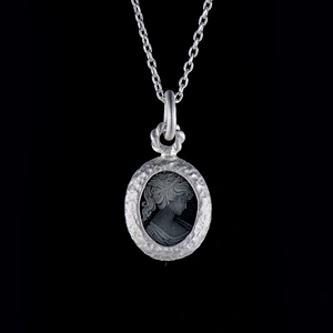 Retro S925 Silver Virgin Mary Freshwater Pearl Mother Necklace Pendant large jewelry factory,OEM/ODM Jewelry Trade processing customized,Wholesale jewelry manufacturer