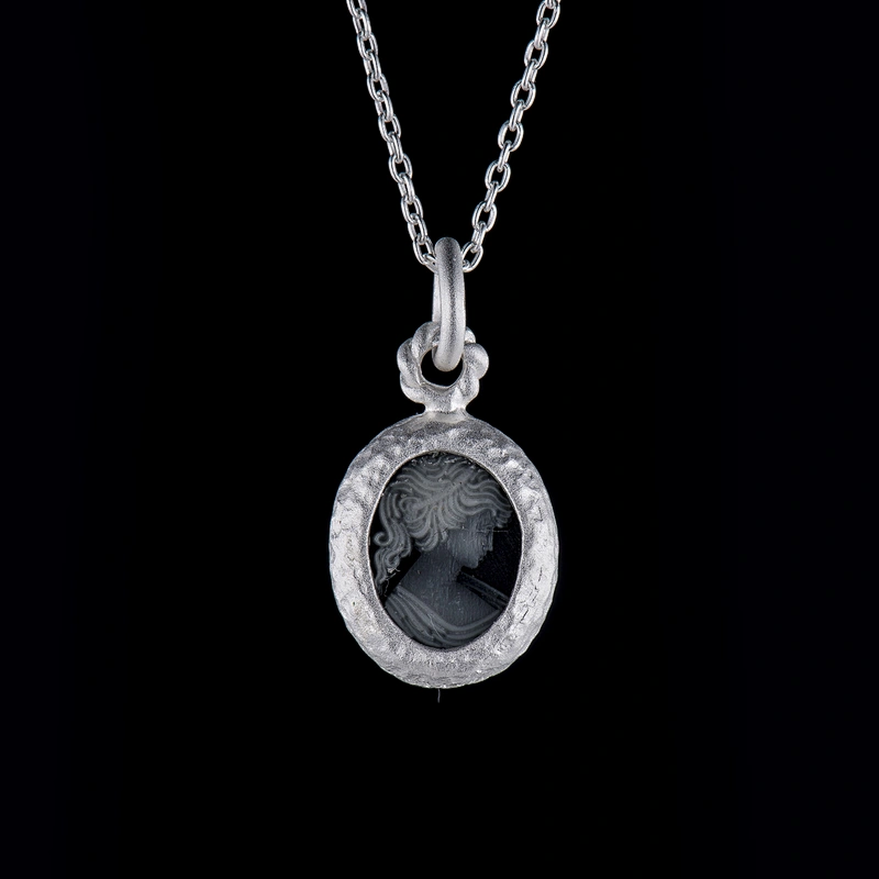 Retro S925 Silver Virgin Mary Freshwater Pearl Mother Necklace Pendant large jewelry factory,OEM/ODM Jewelry Trade processing customized,Wholesale jewelry manufacturer