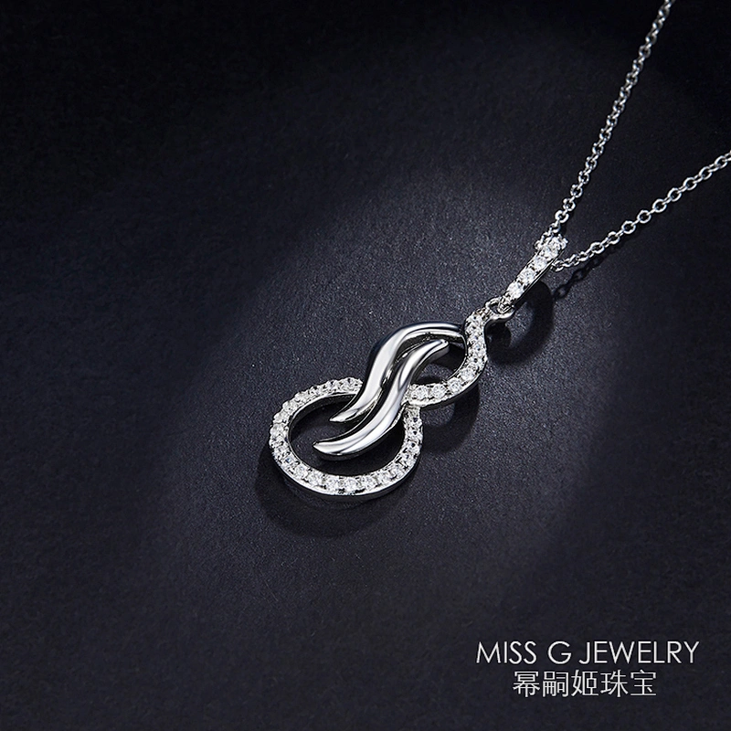 Original free design custom jewelry S925 Silver Pendant Necklace hoist Zircon Pendant Jewelry Factory