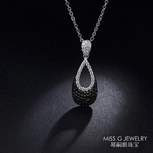 Zircon-inlaid droplet Pendant large jewelry factory,OEM/ODM Jewelry Trade processing customized,Wholesale jewelry manufacturer