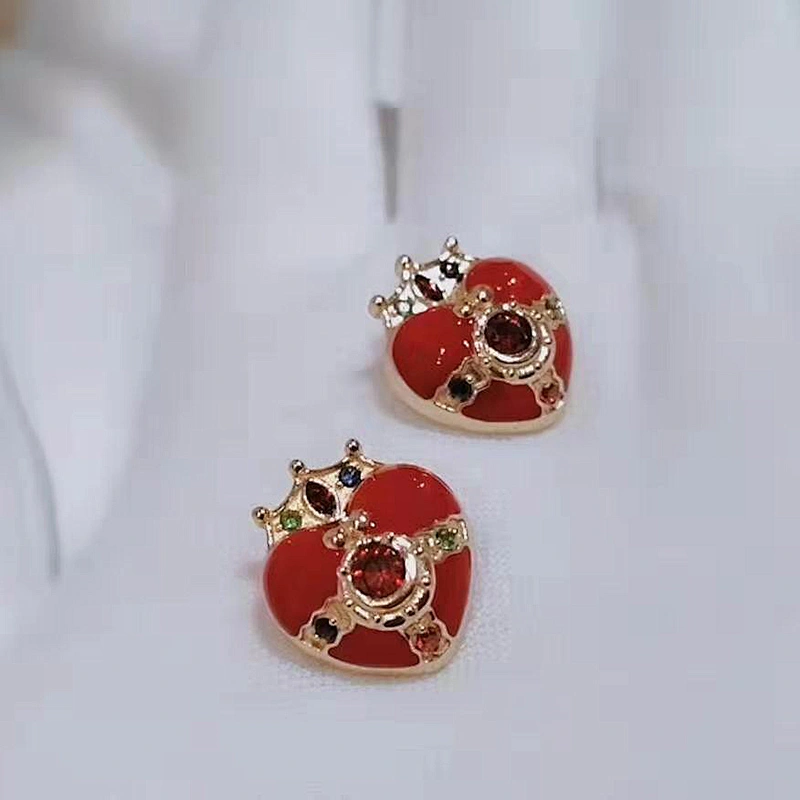 Heart-shaped Earrings earrings for girls earring studs large jewelry factory,OEM/ODM Jewelry Trade processing customized,Wholesale jewelry manufacturer