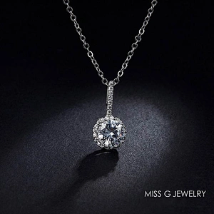 Large Zircon Pendant large jewelry factory,OEM/ODM Jewelry Trade processing customized,Wholesale jewelry manufacturer