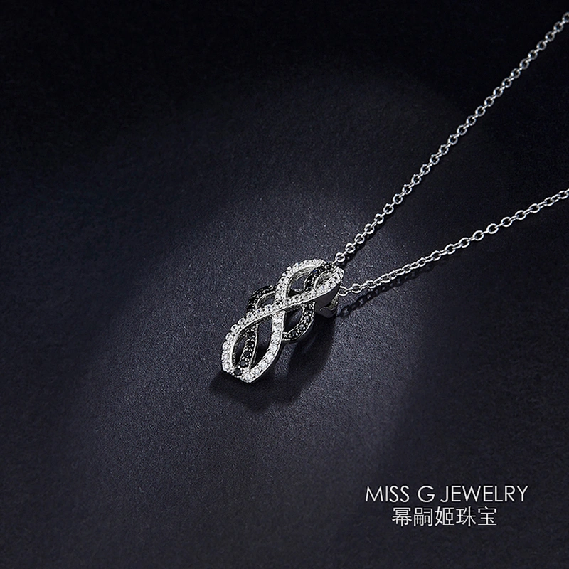 Chinese knotted Pendant S925 Silver Fashion Pendant inlaid with zircon large jewelry factory,OEM/ODM Jewelry Trade processing customized,Wholesale jewelry manufacturer