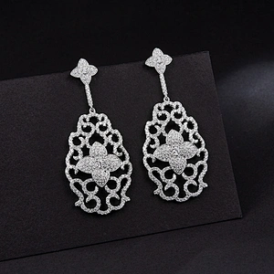Chinese wind Earrings large jewelry factory,OEM/ODM Jewelry Trade processing customized,Wholesale jewelry manufacturer