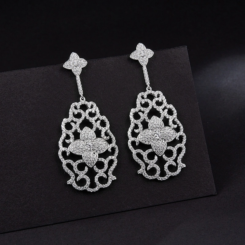Chinese wind Earrings large jewelry factory,OEM/ODM Jewelry Trade processing customized,Wholesale jewelry manufacturer