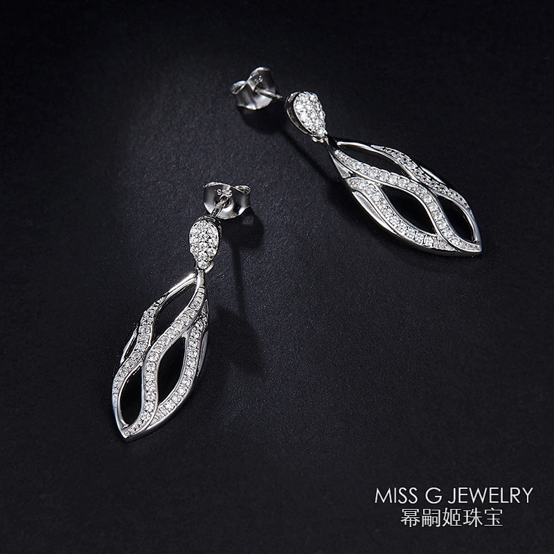 Earrings S925 Silver Curve Earrings Fashion Jewelry large jewelry factory,OEM/ODM Jewelry Trade processing customized,Wholesale jewelry manufacturer