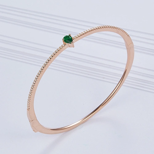 Fashion bangle,925 sterling silver,Inlay zircon,Wholesale jewelry manufacturer
