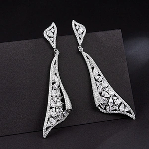 Long earrings large jewelry factory,OEM/ODM Jewelry Trade processing customized,Wholesale jewelry manufacturer