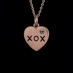Rose Gold Pendant large jewelry factory,OEM/ODM Jewelry Trade processing customized,Wholesale jewelry manufacturer
