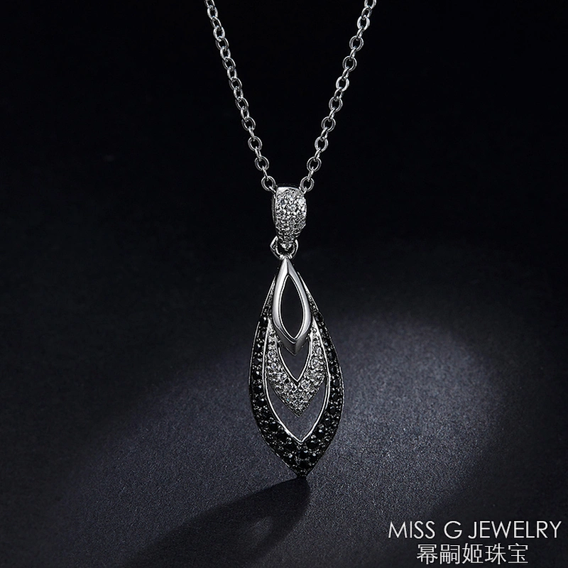 S925 Silver Pendant Hot Selling Fashion Water Drop Pendant Jewelry Factory Customization