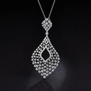 necklaces for women Diamond Pendant large jewelry factory,OEM/ODM Jewelry Trade processing customized,Wholesale jewelry manufacturer