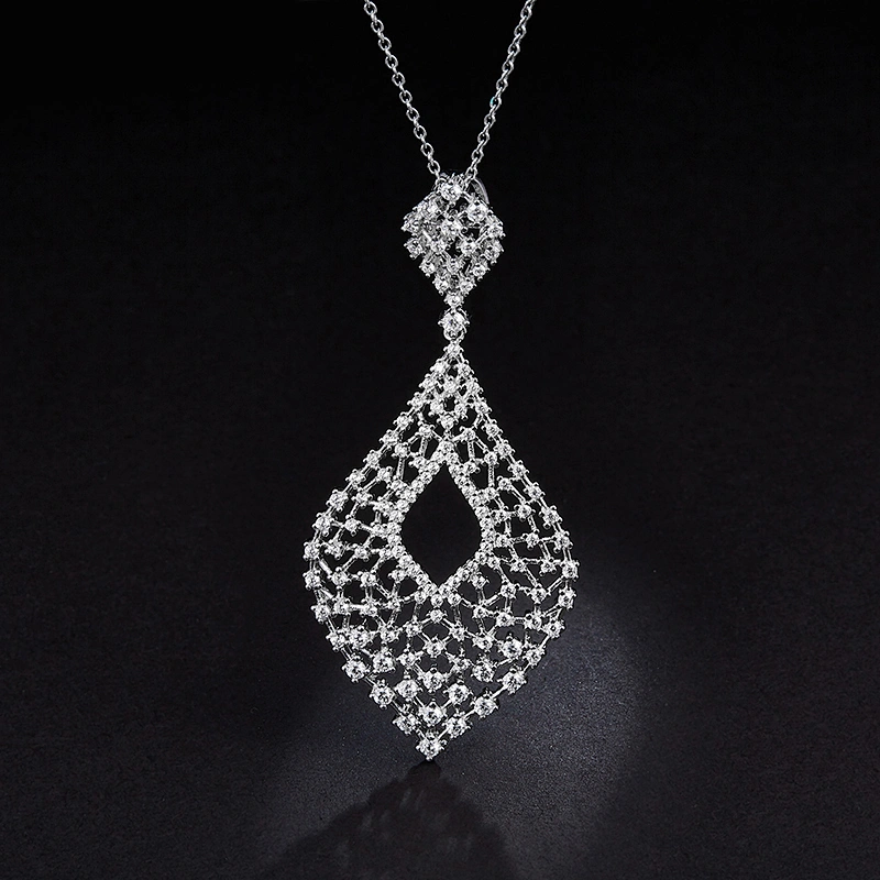 necklaces for women Diamond Pendant large jewelry factory,OEM/ODM Jewelry Trade processing customized,Wholesale jewelry manufacturer