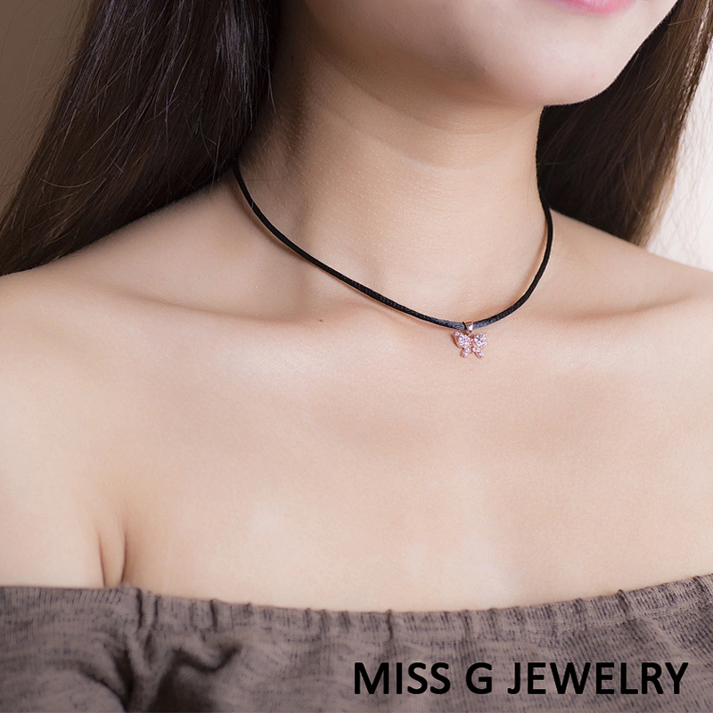 Butterfly Zircon Pendant large jewelry factory,OEM/ODM Jewelry Trade processing customized,Wholesale jewelry manufacturer