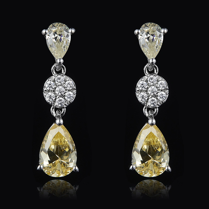 Long Water Drop Earrings large jewelry factory,OEM/ODM Jewelry Trade processing customized,Wholesale jewelry manufacturer