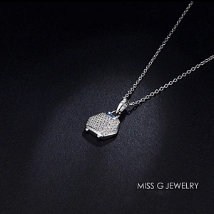 Hot-selling fashion small package zircon pendant jewelry manufacturers wholesale S925 Silver Pendant processing customization