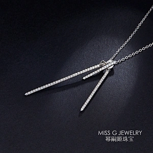 S925 Silver pendant personalized zircon necklace pendant jewelry factory custom direct sales