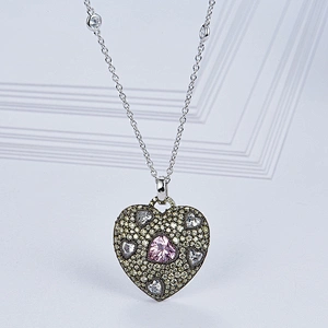 Heart Necklace  OEM/ODM Jewelry Trade processing customized,Wholesale jewelry manufacturer