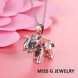 S925 Elephant Silver Pendant large jewelry factory,OEM/ODM Jewelry Trade processing customized,Wholesale jewelry manufacturer