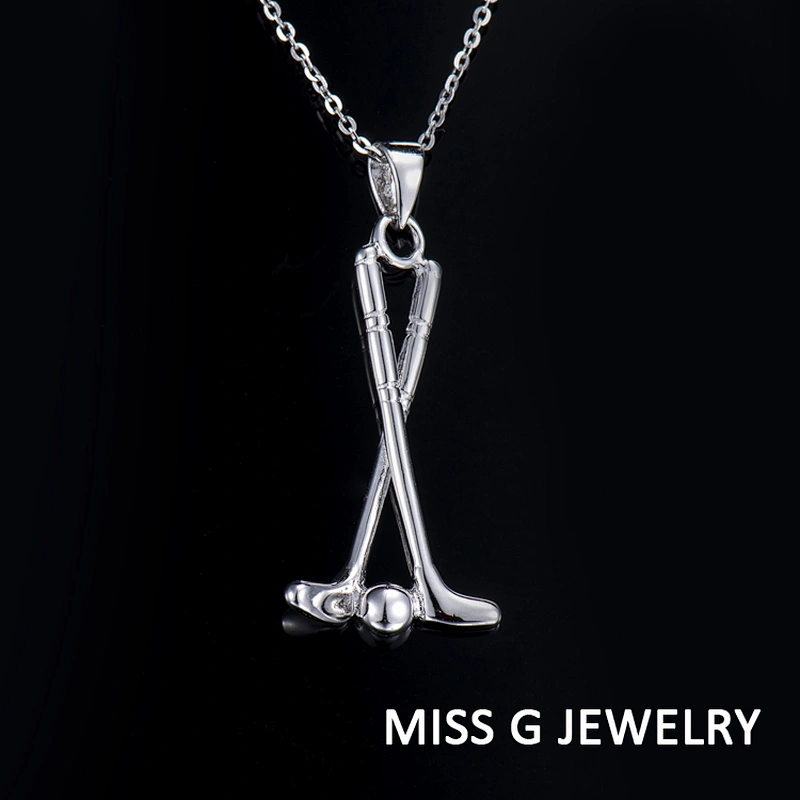 Golf Pendant Men and women's jewelry OEM/ODM Jewelry Trade processing customized,Wholesale jewelry manufacturer