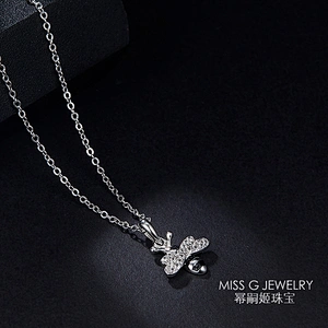 Zirconium inlaid bee Pendant OEM/ODM Jewelry Trade processing customized,Wholesale jewelry manufacturer