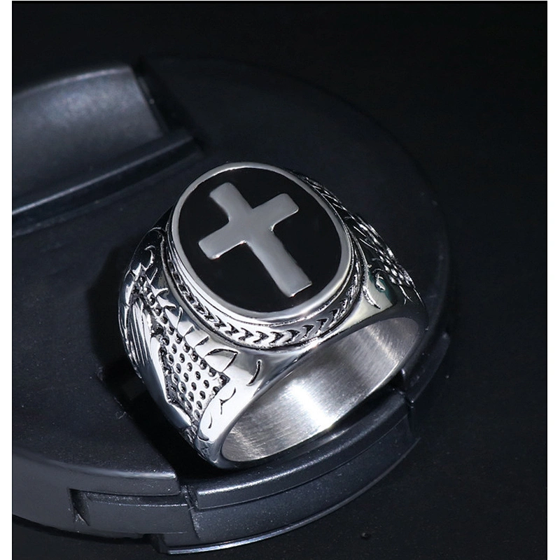 Jesus Cross Ring large jewelry factory,OEM/ODM Jewelry Trade processing customized,Wholesale jewelry manufacturer