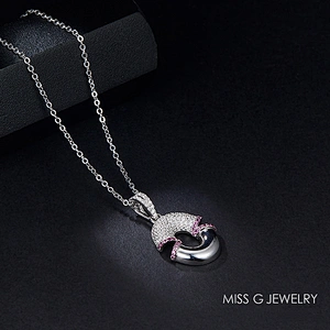 S925 Silver Pendant New Type Characteristic Suture Zircon Mosaic Jewelry Silver Jewelry Factory Direct Selling