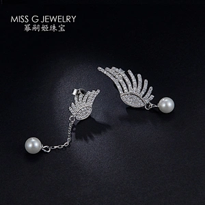 Fashion Pearl 925 Silver Earrings large jewelry factory,OEM/ODM Jewelry Trade processing customized,Wholesale jewelry manufacturer