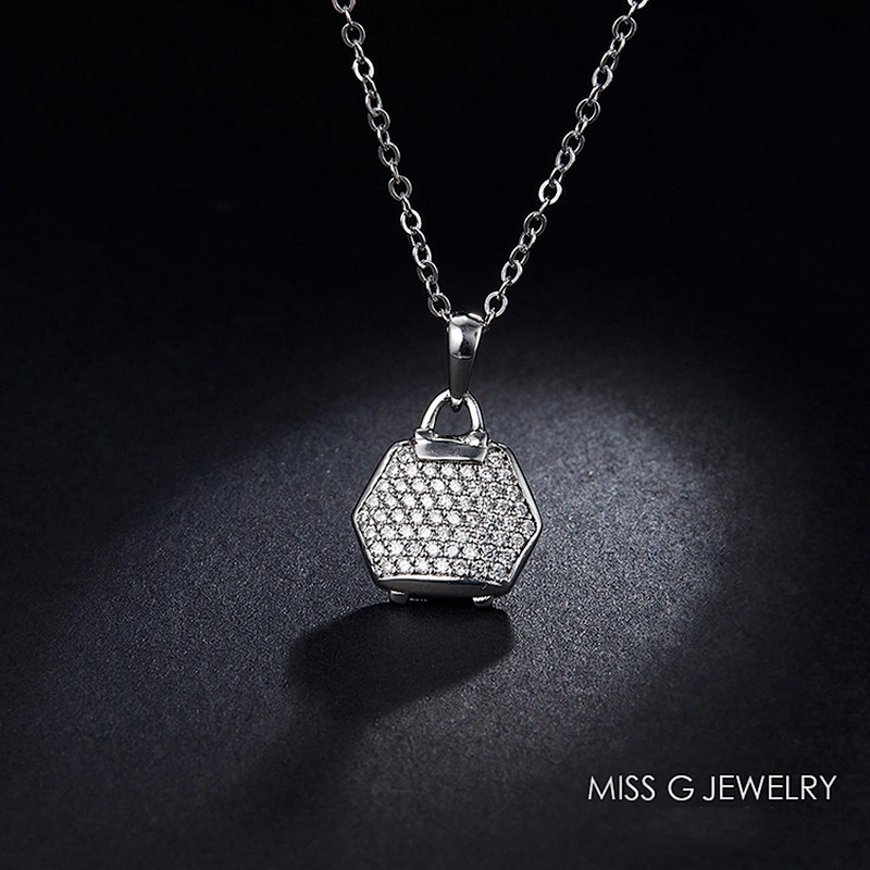 Hot-selling fashion small package zircon pendant jewelry manufacturers wholesale S925 Silver Pendant processing customization