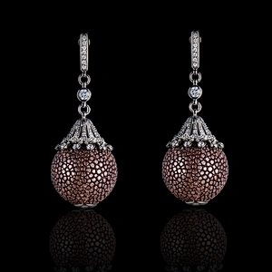 S925 Silver Fashion Individual Zircon Earrings large jewelry factory,OEM/ODM Jewelry Trade processing customized,Wholesale jewelry manufacturer