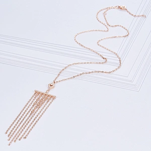 Fringed Necklace Rose Gold Necklace silver jewellery large jewelry factories jewelry wholesale manufacturers