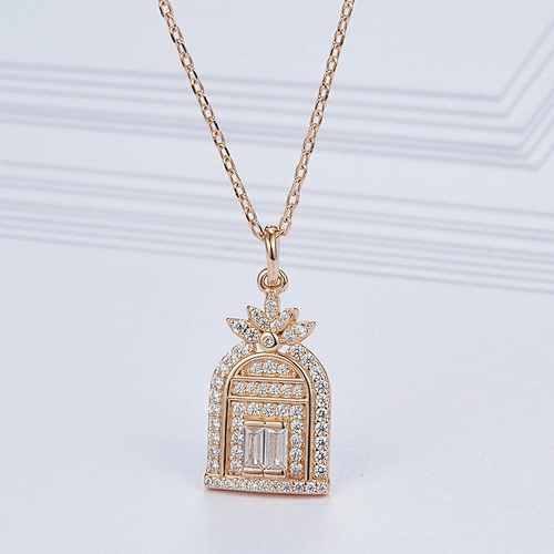 Fashion Pendant- Rose Gold Pendant-OEM/ODM Jewelry Trade processing customized,Wholesale jewelry manufacturer