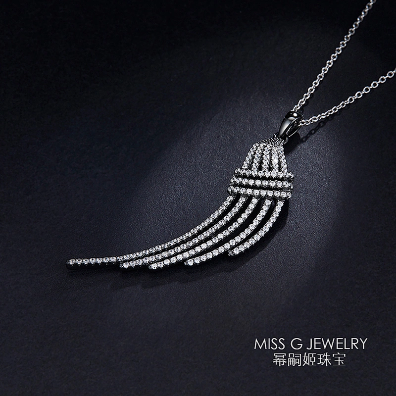Trendy and long style tassels Pendant Necklace Pendant