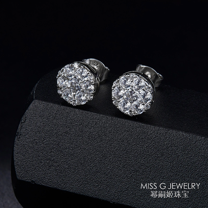 S925 Tremella Nail Jewelry Earrings large jewelry factory,OEM/ODM Jewelry Trade processing customized,Wholesale jewelry manufacturer