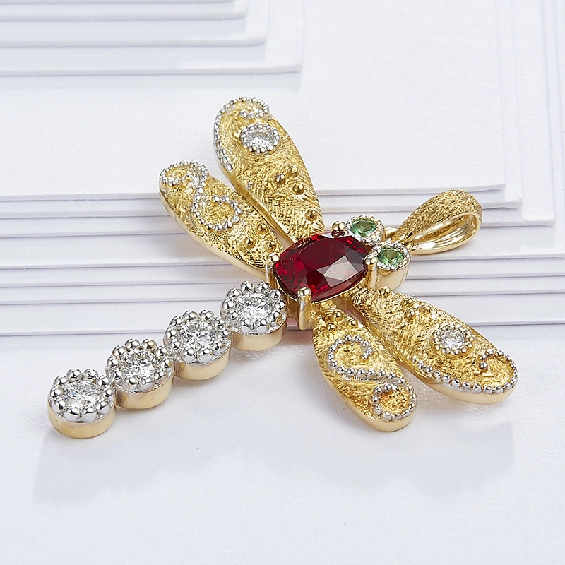 Butterfly-Pendant-925-silver-inlay-zircon-OEM/ODM-Jewelry-Trade-processing-customized