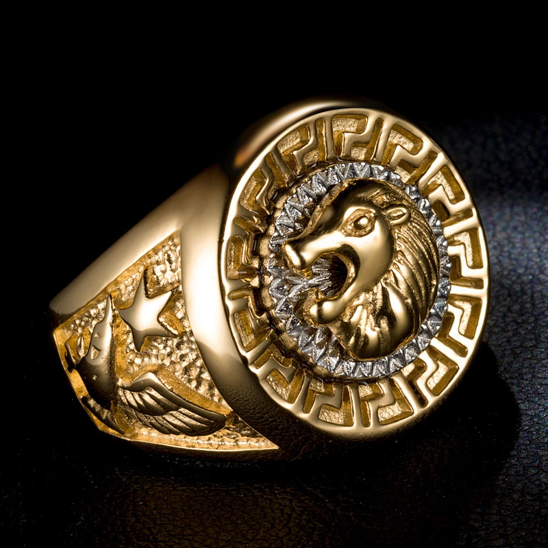 S925silver Lion's head ring large jewelry factory,OEM/ODM Jewelry Trade processing customized,Wholesale jewelry manufacturer