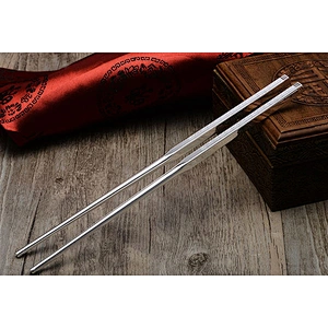 S999 Pure Silver Bowl chopsticks Spoon large jewelry factory,OEM/ODM Jewelry Trade processing customized,Wholesale jewelry manufacturer