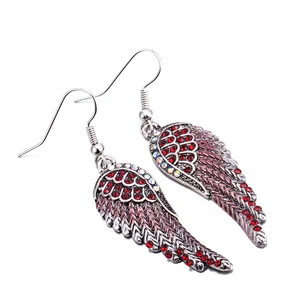 Angel wing Earrings large jewelry factory,OEM/ODM Jewelry Trade processing customized,Wholesale jewelry manufacturer
