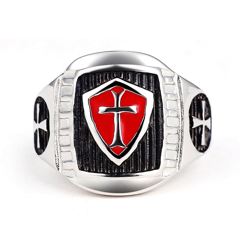 Crusader ring large jewelry factory,OEM/ODM Jewelry Trade processing customized,Wholesale jewelry manufacturer