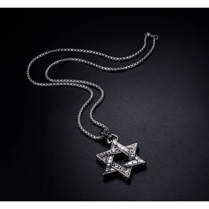 925 silver Hexagon Pendant Necklace large jewelry factory,OEM/ODM Jewelry Trade processing customized,Wholesale jewelry manufacturer