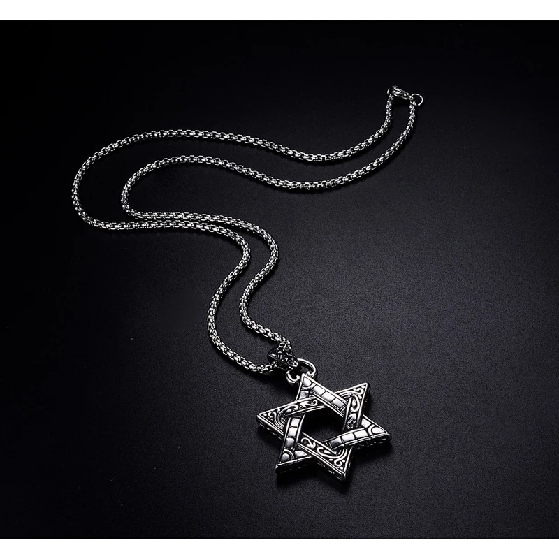 925 silver Hexagon Pendant Necklace large jewelry factory,OEM/ODM Jewelry Trade processing customized,Wholesale jewelry manufacturer