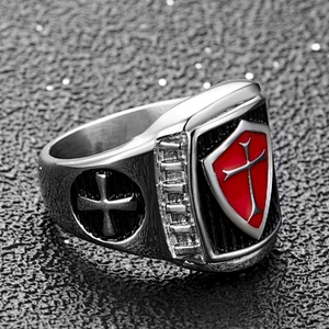 Crusader ring large jewelry factory,OEM/ODM Jewelry Trade processing customized,Wholesale jewelry manufacturer