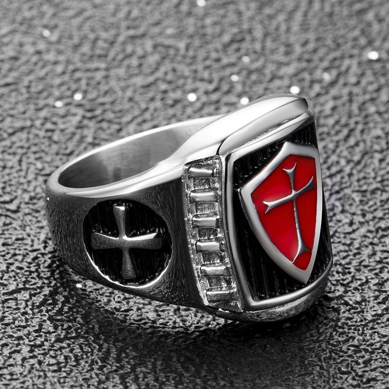Crusader ring large jewelry factory,OEM/ODM Jewelry Trade processing customized,Wholesale jewelry manufacturer