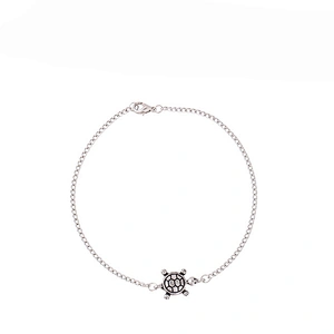 925 silver tortoise foot chain large jewelry factory,OEM/ODM Jewelry Trade processing customized,Wholesale jewelry manufacturer