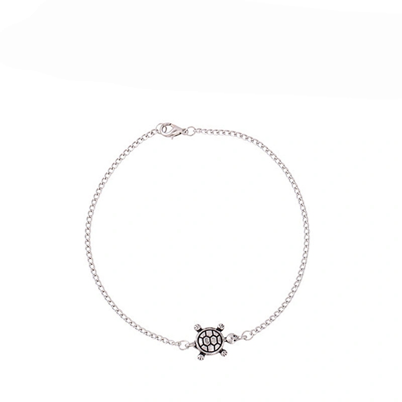 925 silver tortoise foot chain large jewelry factory,OEM/ODM Jewelry Trade processing customized,Wholesale jewelry manufacturer